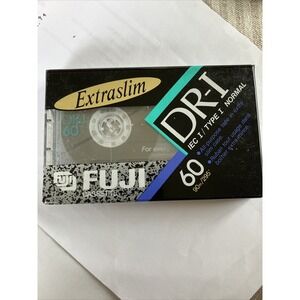 Fuji DR-I 60 Extra Slim‎ Type I IEC I Type I Normal Blank Audio Cassette Tape